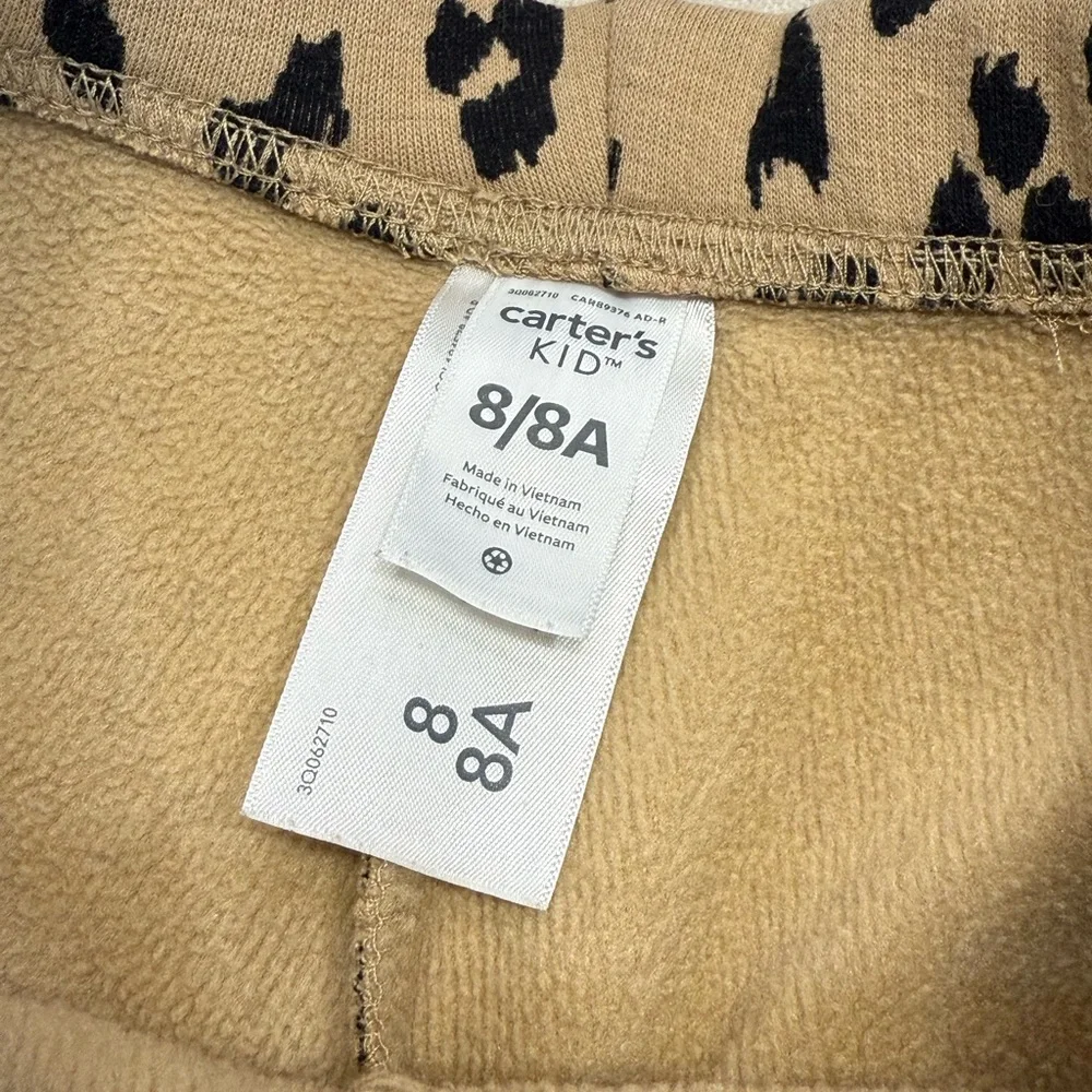 Carter’s Kid Girls Leopard Print Leggings - Size 8/8A